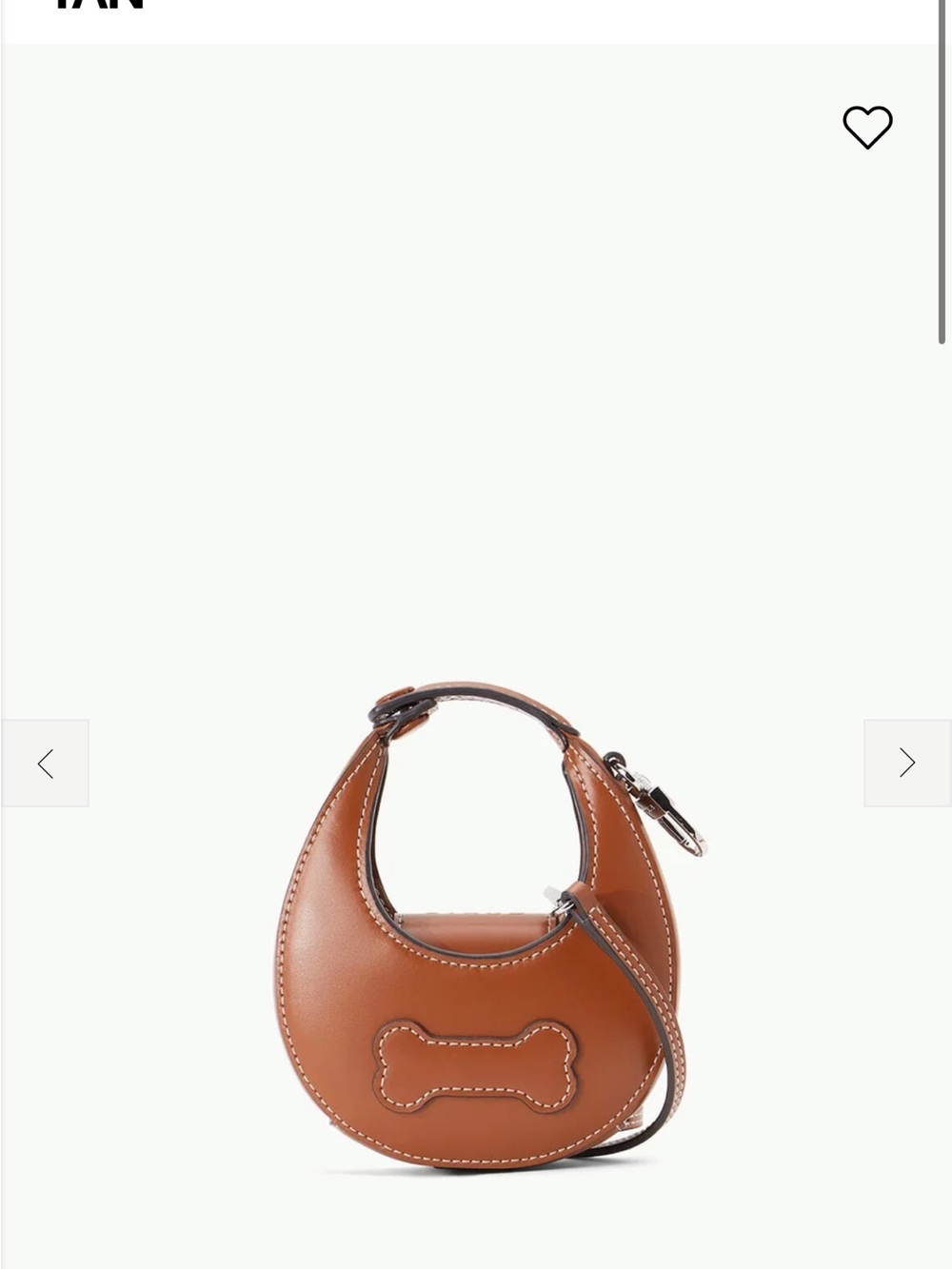 STAUD MICRO MOON POOP BAG CARRIER